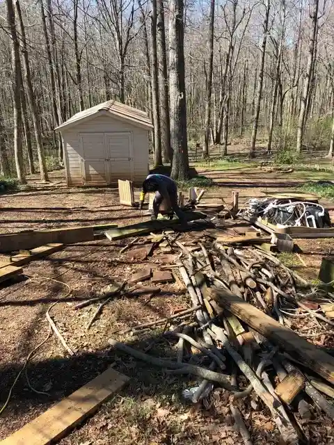 home back yard junk removal