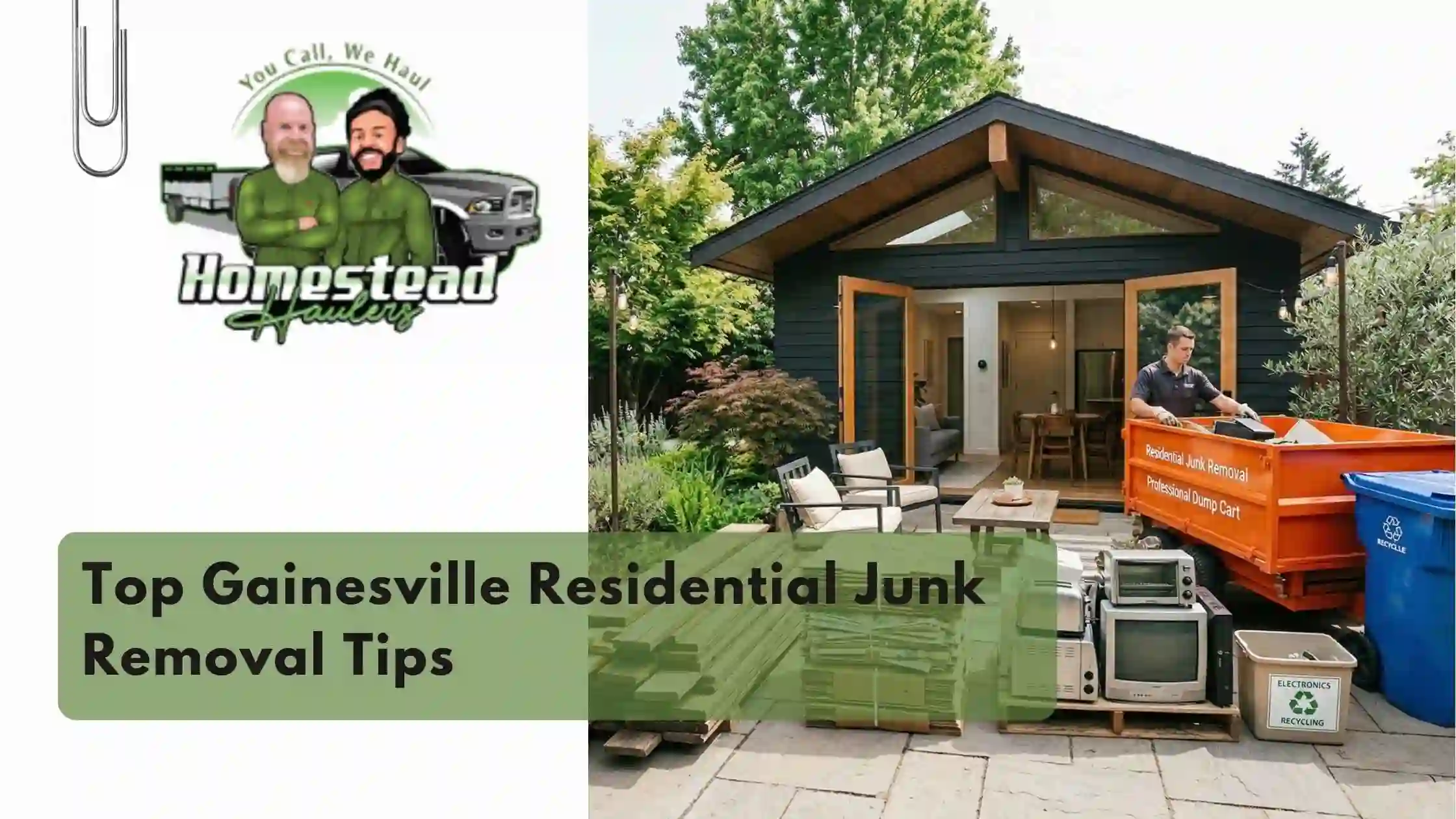 Top Gainesville Residential Junk Removal Tips