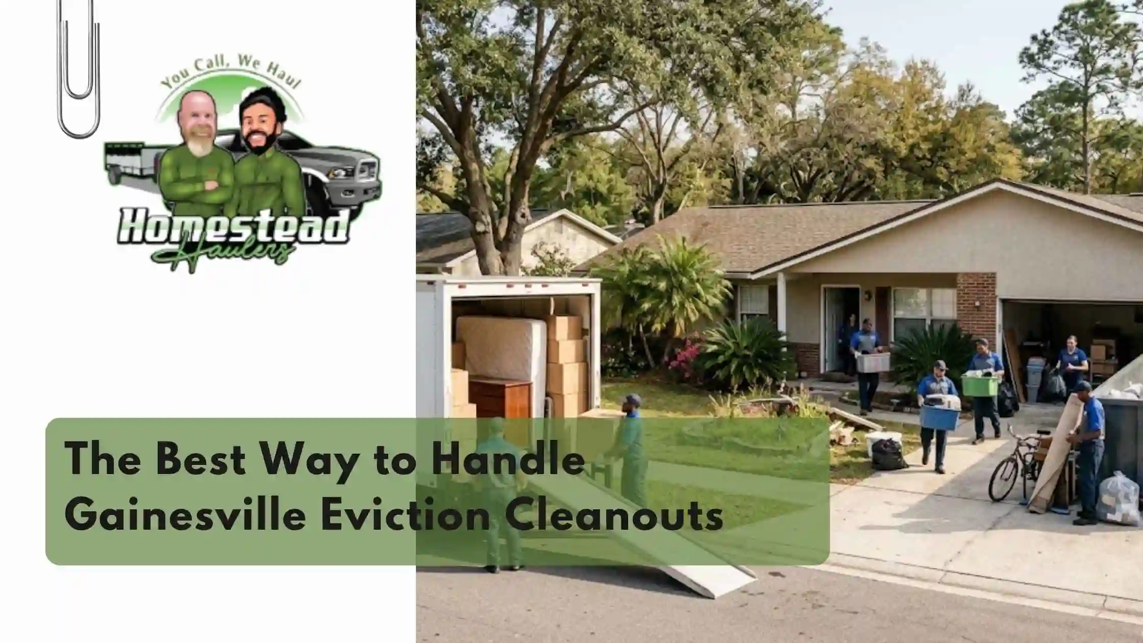 The Best Way to Handle Gainesville Eviction Cleanouts